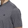 Picture of adidas Mens Ultimate 365 Printed Polo Shirt - Grey Six/Black IU4404