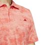 Picture of adidas Mens Go-To Printed Mesh Polo Shirt - IU4427 - Preloved Scarlet