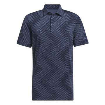 Picture of adidas Mens Ultimate 365 Allover Print Polo Shirt - Collegiate Navy/Preloved Ink IU4388