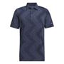 Picture of adidas Mens Ultimate 365 Allover Print Polo Shirt - Collegiate Navy/Preloved Ink IU4388