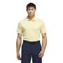 Picture of adidas Mens Two-Color Striped Polo Shirt - Semi Spark/Ivory IN6409