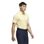 Picture of adidas Mens Two-Color Striped Polo Shirt - Semi Spark/Ivory IN6409