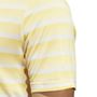 Picture of adidas Mens Two-Color Striped Polo Shirt - Semi Spark/Ivory IN6409