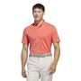 Picture of adidas Mens Go-To Mini-Crest Print Polo Shirt - IS7333 - Preloved Scarlet