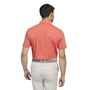 Picture of adidas Mens Go-To Mini-Crest Print Polo Shirt - IS7333 - Preloved Scarlet