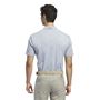 Picture of adidas Mens Go-To Mini-Crest Print Polo Shirt - Light Grey IS7332