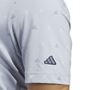 Picture of adidas Mens Go-To Mini-Crest Print Polo Shirt - Light Grey IS7332