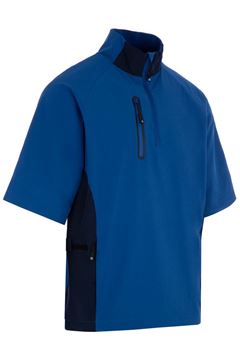 Picture of ProQuip Mens Pro-Tech Half Sleeve Wind Shirt - Royal Blue/Navy