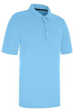 Picture of ProQuip Mens Pro-Tech Solid Colour Polo Shirt - Azure Blue