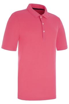 Picture of ProQuip Mens Pro-Tech Solid Colour Polo Shirt - Fuschia Pink