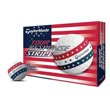 Picture of TaylorMade Tour Response Stripe Golf Balls - USA Design