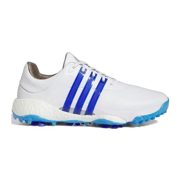 Picture of adidas Mens Tour 360 22 Golf Shoes - White/Blue GV9400