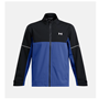 Picture of Under Armour Mens Drive Rain Waterproof Suit - Black/Blue Jacket - Black Trousers