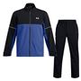 Picture of Under Armour Mens Drive Rain Waterproof Suit - Black/Blue Jacket - Black Trousers