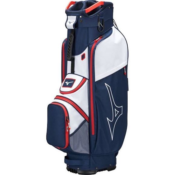 Picture of Mizuno LW Cart Bag 22 - Navy/White