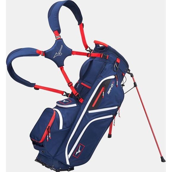 Picture of Mizuno BR-DX Stand Bag 2024 - Navy/Red