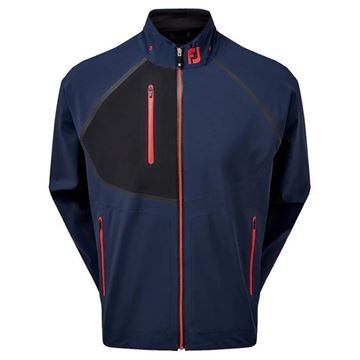 Picture of FootJoy Mens HydroTour Waterproof Jacket - Navy/Black/Red 87972