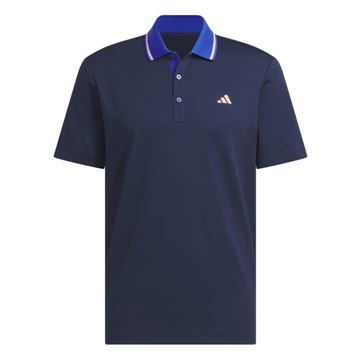 Picture of adidas Ultimate 365 Tour Twistknit Polo Shirt  - IS8451 - Collegiate Navy