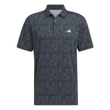 Picture of adidas Ultimate 365 Power Grid Print Polo Shirt - IX2029 - Collegiate Navy