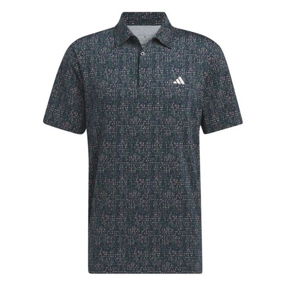 Picture of adidas Ultimate365 Power Grid Print Polo Shirt - IX2029 - Collegiate Navy