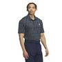 Picture of adidas Ultimate 365 Power Grid Print Polo Shirt - IX2029 - Collegiate Navy