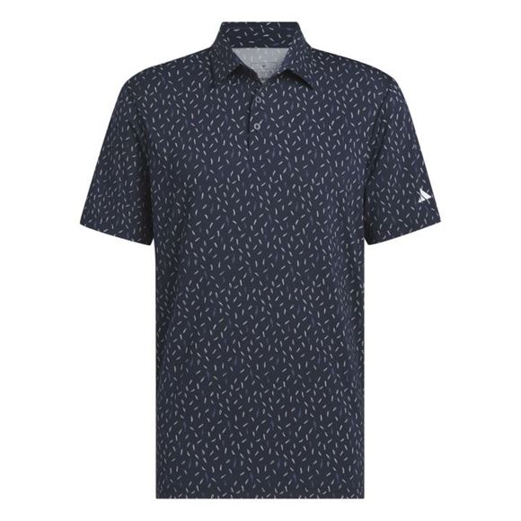 Picture of adidas Ultimate 365 Allover Print Polo Shirt - IL0555 - Collegiate Navy