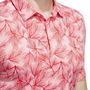 Picture of adidas Ultimate 365 Mesh Print Polo Shirt - IW1408 - Semi Pink Spark/Better Scarlet