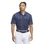 Picture of adidas Ultimate 365 Mesh Print Polo Shirt - IL0568 - Collegiate Navy/Preloved Ink