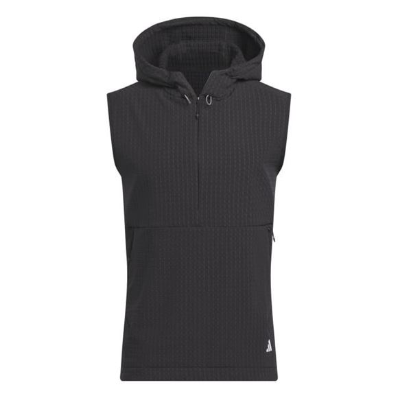 Picture of adidas Ultimate365 Tour WIND.RDY Half-Zip Vest - IW2817 - Black