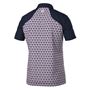 Picture of Galvin Green Mens Mio Golf Shirt - Camelia Rose/Navy