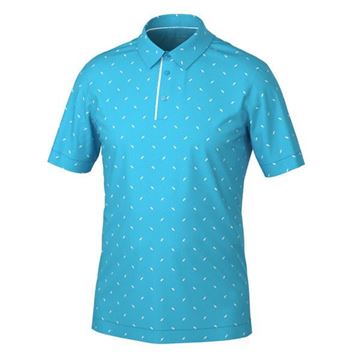 Picture of Galvin Green Mens Miklos Golf Shirt - Aqua