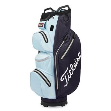 Picture of Titleist StaDry Waterproof Cart 14 Bag 2022 - Navy/Sky/Grey