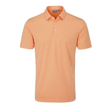 Picture of Ping Mens Halcyon Polo Shirt - Tangerine Multi