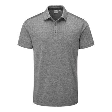 Picture of Ping Mens Lindum Polo Shirt - Charcoal Marl