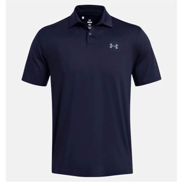 Picture of Under Armour Men's UA Tee To Green Polo - Midnight Navy / Pitch Gray - 1383714-410