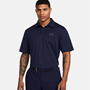 Picture of Under Armour Men's UA Tee To Green Polo - Midnight Navy / Pitch Gray - 1383714-410