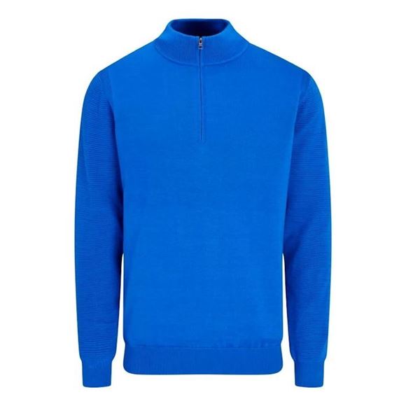 Picture of Ping Mens Croy Lined Half Zip Sweater - Dark Blue 24