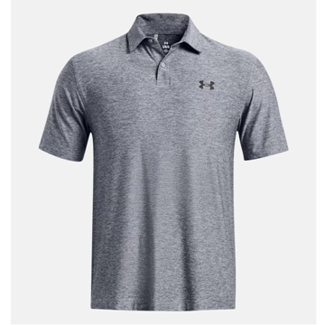 Picture of Under Armour Men's UA Tee To Green Polo - Steel / Black - 1383714-035