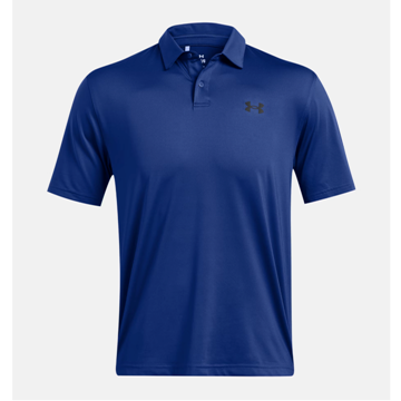 Picture of Under Armour Men's UA Tee To Green Polo - Tech Blue / Black - 1383714-432