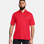 Picture of Under Armour Men's UA Tee To Green Polo - Red / Midnight Navy - 1383714-600