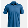 Picture of Under Armour Men's UA Tee To Green Polo - Photon Blue / Midnight Navy - 1383714-406