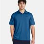 Picture of Under Armour Men's UA Tee To Green Polo - Photon Blue / Midnight Navy - 1383714-406