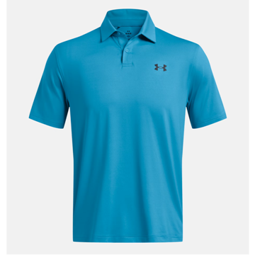 Picture of Under Armour Men's UA Tee To Green Polo - Capri / Black - 1383714-419