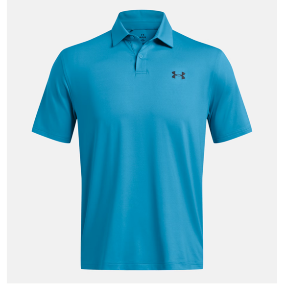 Picture of Under Armour Men's UA Tee To Green Polo - Capri / Black - 1383714-419