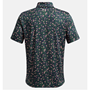 Picture of Under Armour Men's UA Playoff 3.0 Printed Polo - Midnight Navy / Forest Green - 1378677-418