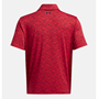 Picture of Under Armour Men's UA Playoff 3.0 Printed Polo - Red / Midnight Navy - 1378677-600