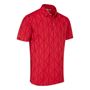 Picture of Ping Mens Lenny  Jacquard Polo Shirt - Rich Red