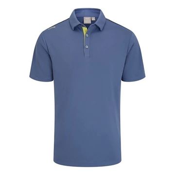 Ping Mens Inver Polo Shirt Blue Indigo