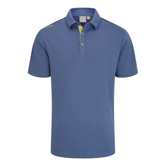 Picture of Ping Mens Inver Polo Shirt - Blue Indigo