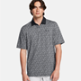 Picture of Under Armour Men's UA Playoff 3.0 Check Jacquard Polo - Black / White - 1387131-001